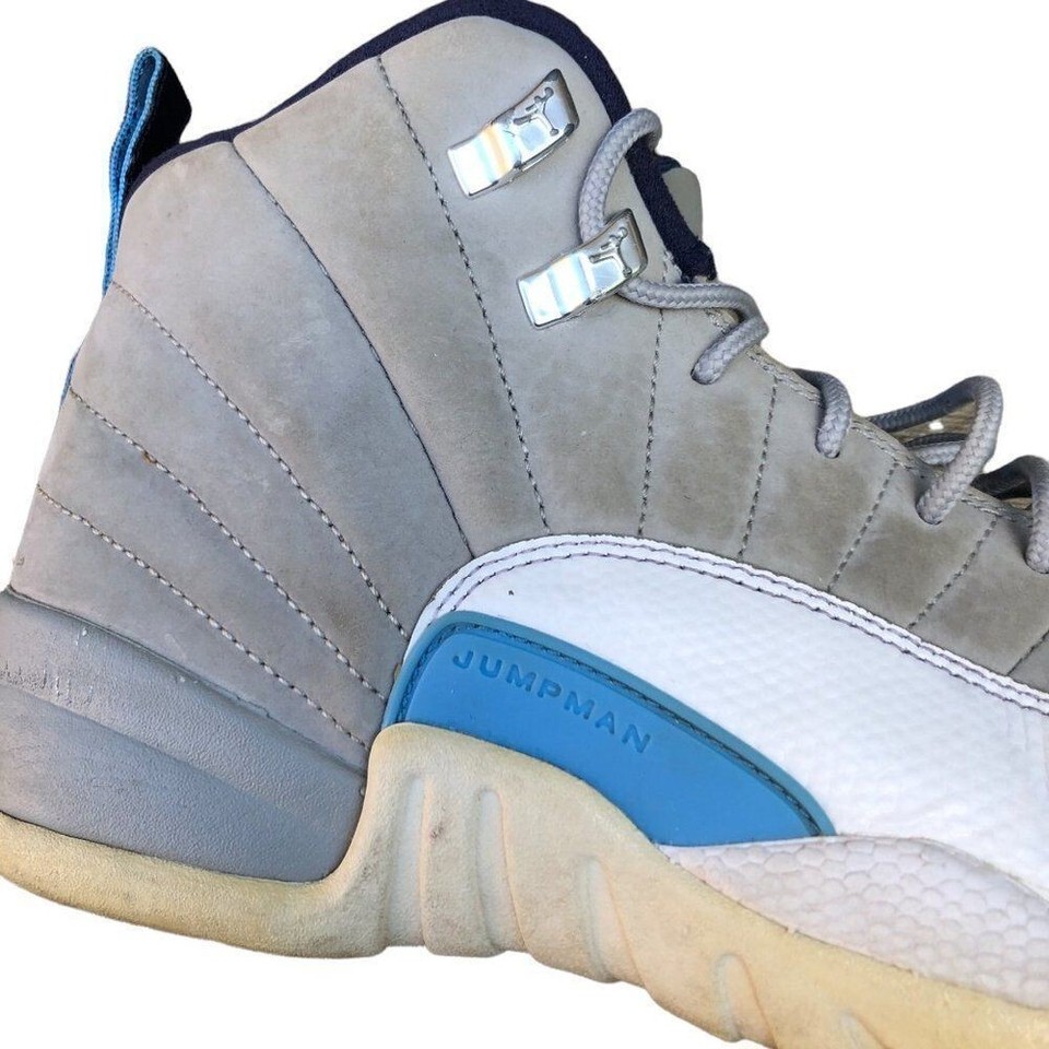 RARE 2016 Air Jordan 12 Retro Grey University Blue Size 6.5 eBay