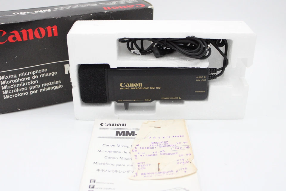 Canon MM-100 Mixing Microphone Vintage 1987 - Bild 4 von 4