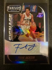 2018-19 Panini Threads Signage Frank Jackson Holo Auto   