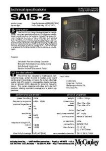 mccauley speakers for sale