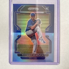 2022 Prizm Tier II Base Navy Blue-Carolina Blue Prizm  #122 Thomas Szapucki
