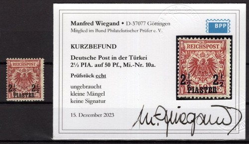 Turkey 10th Color MH BPP Befund (T9989