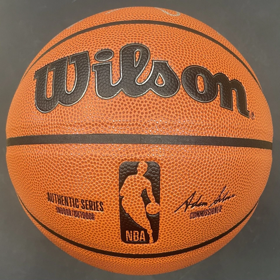 Patrick Ewing Signed NBA Wilson I/O Basketball Authentic Series Auto Steiner HoF - Image 4 of 4