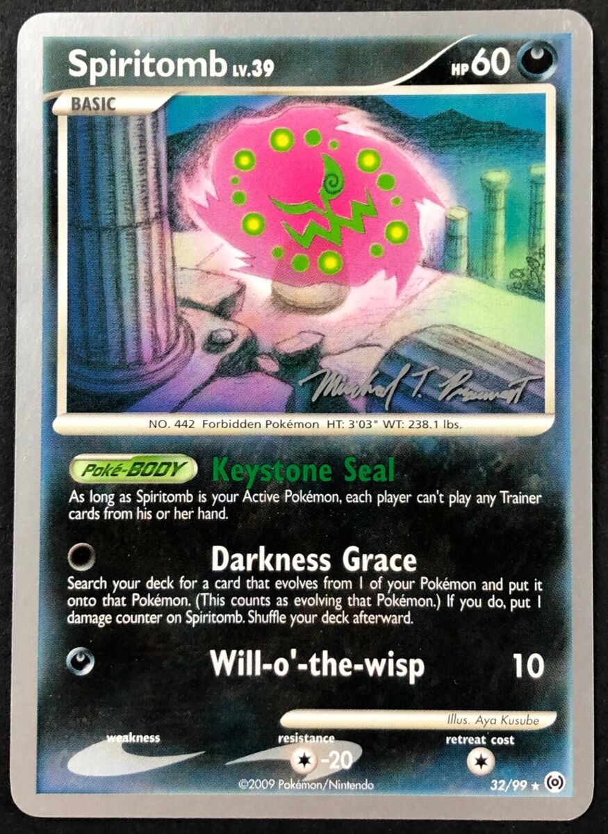 Spiritomb - 112/214 - Rare Holo Card - SM10 Unbroken Bonds