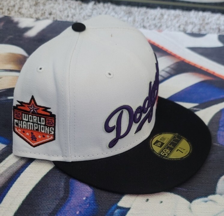 LA Dodgers Dexter 2020 World Champions Patch Nostalgia Series