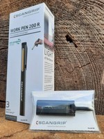 Scangrip Set Work Pen 200 R + Flash Micro R Led Akku Aufladbar Taschenlampe