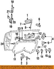GM OEM 95-05 Aurora Radiator Support-Upper Tie Bar Rivet 2477054