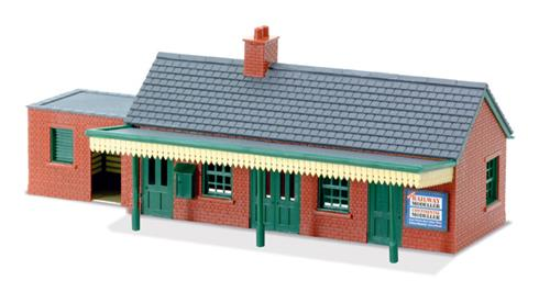 Peco LK-12 Brick Country Station Building Manyways Kit OO Gauge