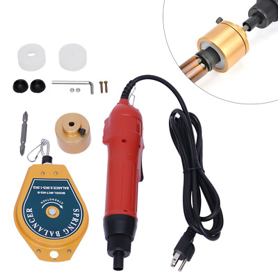 New 110V Red Hand-Held Electric Capping Screw Bottle Capper Machine 10-30 mm 80W