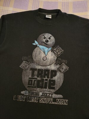 Vintage 2000s Y2K Young Jeezy Snowman Trap or Die Thermal Vintage 2000s Y2K Young Jeezy Snowman Trap or Die Thermal