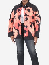 Marni Black Bleached Denim Jacket - Size Uk 12
