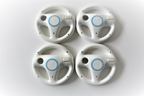 1 - 4 x Nintendo Wii Wii U Lenkrad weiß