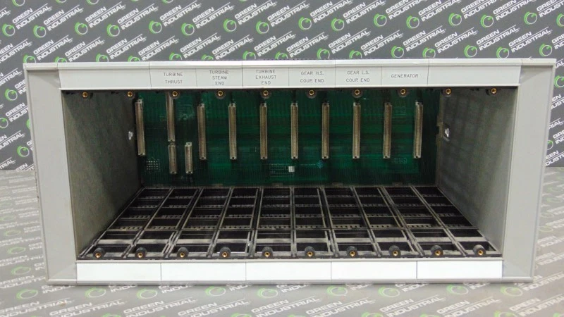 Chasis de rack de 10 ranuras Bently Nevada usado con fuente de alimentación de 110 V 3300/05-24-00-00 Foto 3 de 4