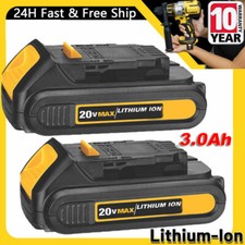 2Pack For DEWALT DCB207 20V 20 Volt Max Lithium-Ion 3.0Ah Compact Battery DCB203