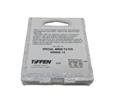 Tiffen 46mm Smoque (Grade/Density 1/2) Filter - Produces a Smoky, Hazy Effect