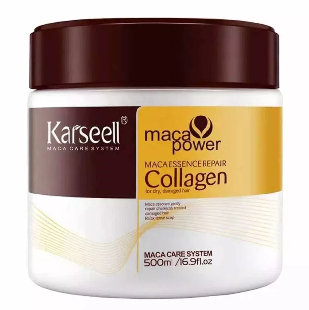 500ml Karseell Collagen Hair Treatment Deep Repair Conditioning Argan Oil UK