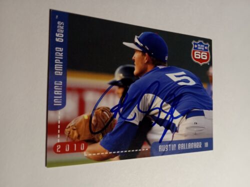 2010 Inland Empire 66ers Los Angeles Dodgers handsigniert Austin Gallagher - Bild 1 von 1