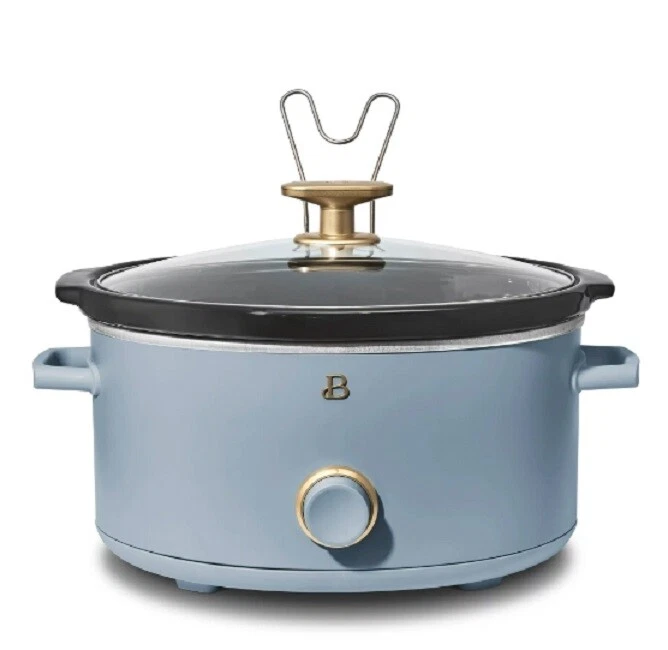 Beautiful 19133 8QT Slow Cooker, Cornflower Blue