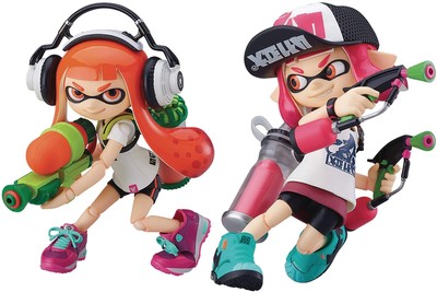 figma Splatoon/Splatoon2 Splatoon Girl DX Edition Set Action 