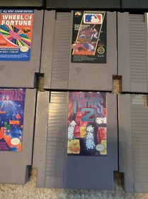NES Cartridge Lot Nintendo OEM Werewolf Mario Rad Racer Tetris Tested Working