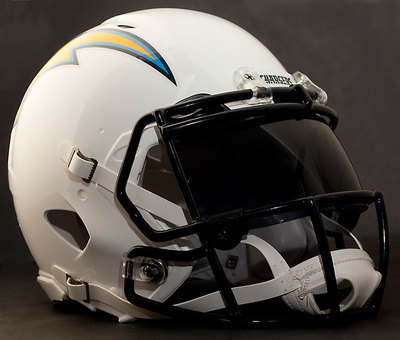 CUSTOM*** SAN DIEGO CHARGERS NFL Riddell Revolution SPEED Football