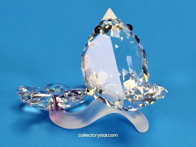 Swarovski Crystal Baby Bird on Flower # 840329 MIB Complete