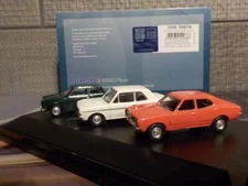Ford Cortina Set - 3 Piece - MK1 MK2, MK3. 1/76 scale, Oxford Diecast 76SET84
