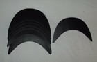 100 Marine Corps Visors/hat Brims, Black, 2mm Thick — photo 2