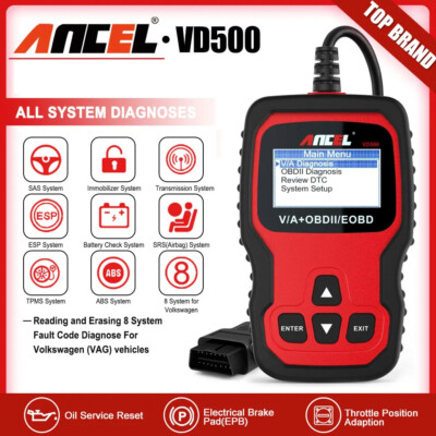  Profi KFZ OBD2 Diagnosegerät Alle Systeme Fehler Auslesegerät für VAG AUDI VW