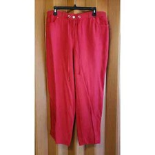 JM Collection size large red casual pants