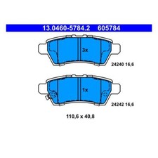 ATE 13.0460-5784.2 Pastillas de Freno Trasero para Nissan Pathfinder III