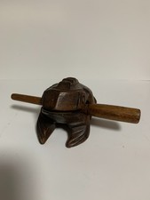 Wooden Frog Guiro Percussion Instrument