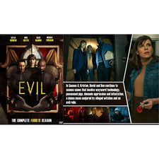 DVD Evil TV Series Complete Set Season 4 2024 Free Region CD English Audio
