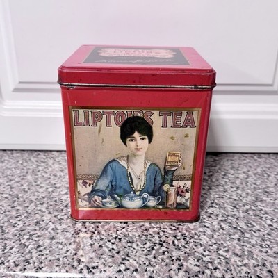 Vintage Lipton's Tea Nostalgic Tin Collection Series #101 Tin Made in England