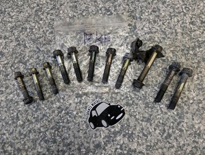 1990-2005 Mazda Miata Mx5 Oem Bell Housing Transmission Hardware Bolt Set 90-05