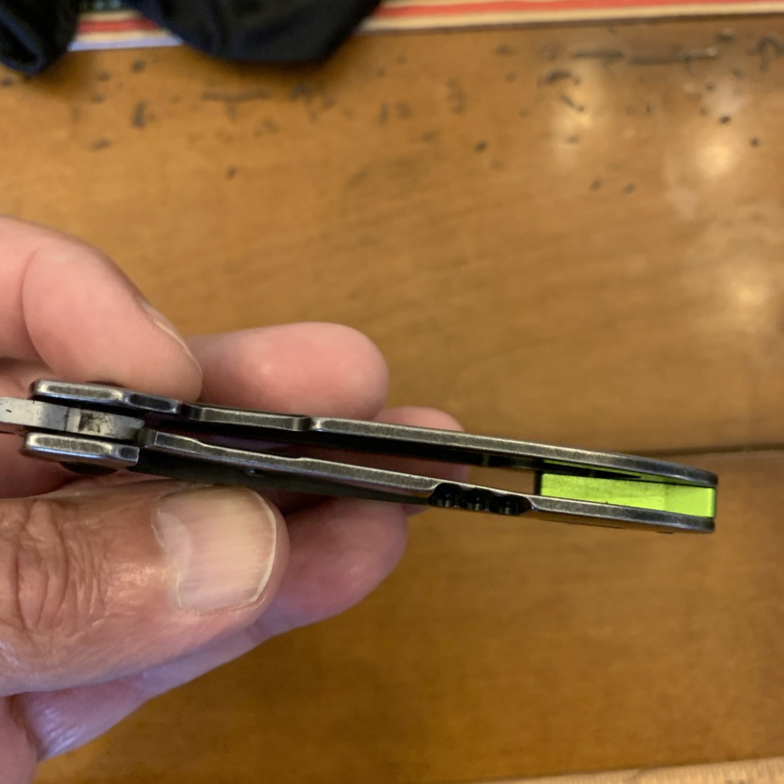 CRKT Sketch Brushed Stainless Steel 8cr13mov Sheepsfoot Blade