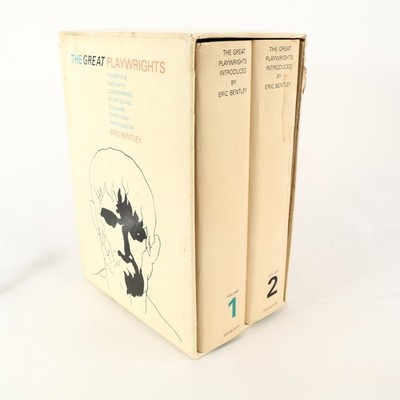 Great Playwrights Eric Bentley 1970 First Edition 2 Volume Set Slipcase