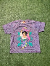 Rare 1996 Hunchback esmeralda aop kids tshirt size 5/6 perfect condition disney