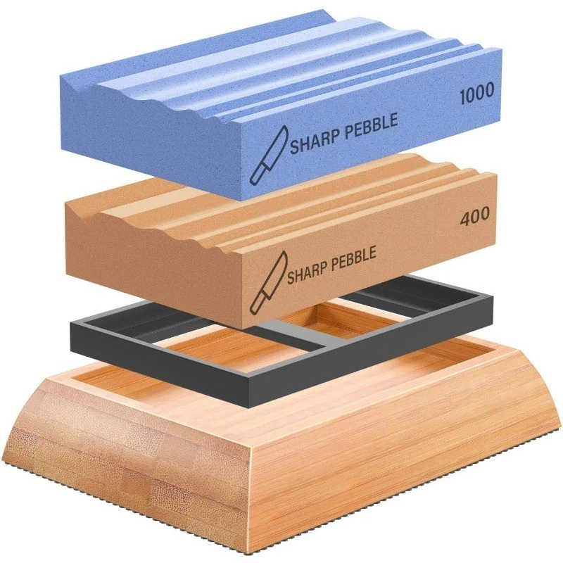 Sharpening Stones Wood Carving Tools-Two Whetstones Grit 400 & 1000 Gouge