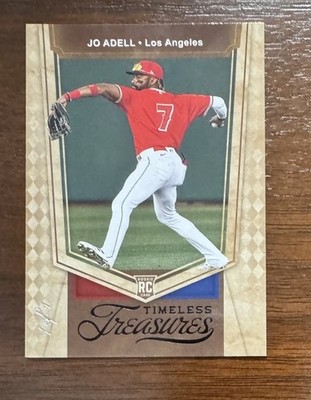 2021 Panini Timeless Treasures Jo Adell #18 Black 1/1 (RC) One Of One Rookie  