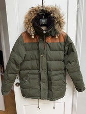 Nigel Cabourn - Down Jacket / Daunenjacke - Gr. 48 / L - Dunkelgrün