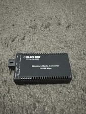 Black Box Miniature Media Converter LGC120A-R3 10/100Mbps, Pre-Owned