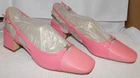 Sam Edelman Tarra2 Pink Patent Leather Block Heel Slingback Women's 10 M NWB