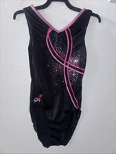 GK elite consapevolezza cancro al seno ginnastica body donna AS in ottime condizioni