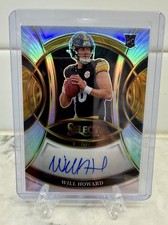 2025 Panini Select - Rookie Signatures Will Howard #RSI-WHD Silver Prizm (AU, RC
