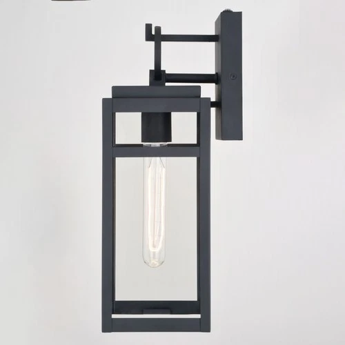 Vaxcel Lighting T0720 Hubbard 16" Tall Wall Sconce - Black - Picture 3 of 12