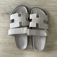 Hermès Sandalen Slipper Beige Leder EU 38 H-...
