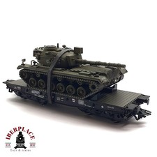 ♻️ Märklin 6516 Spur H0: Plattformwagen mit Panzer IV DB 399 – A11