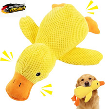 Anti Stress Ente Für Hunde,Interaktives Hundespielzeug Ente,Quietschspielzeug Hu