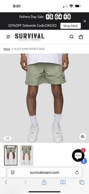 EPTM PERFECT EXAMPLE SWIM SHORTS SMALL Alloy New Tags Navy